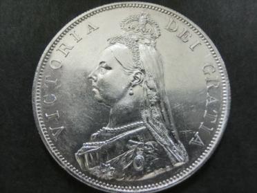 1887年 ヴィクトリア ジュビリーヘッドフローリン銀貨